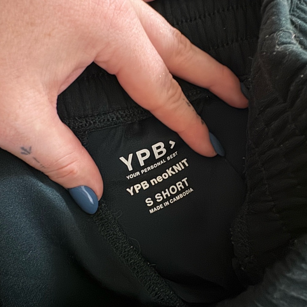 Abercrombie YPB neoKNIT Jogger Sweatpants - dark emerald green, size S short - Picture 4 of 6